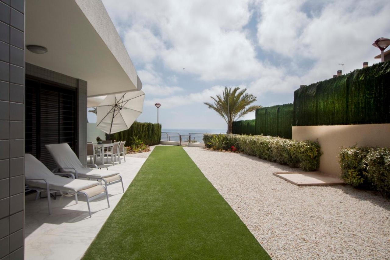 Infinity Luxury Sea View Apartment With Private Garden Arenales del Sol Exteriér fotografie